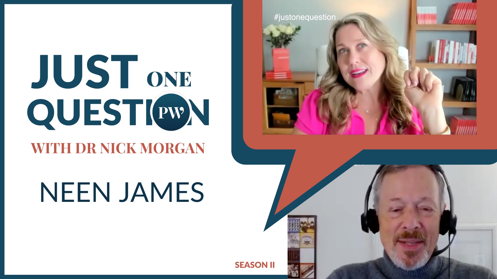 #JustOneQuestion with Nick Morgan